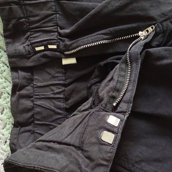 Sea New York Size 8 Kiara Light Black High Rise 100% Cotton Eyelet Shorts - Picture 6 of 16